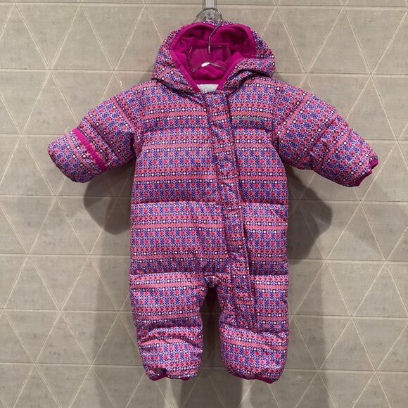 COLUMBIA Down Blend Fleece lined Snowsuit 3-6M - Picture 1 of 7